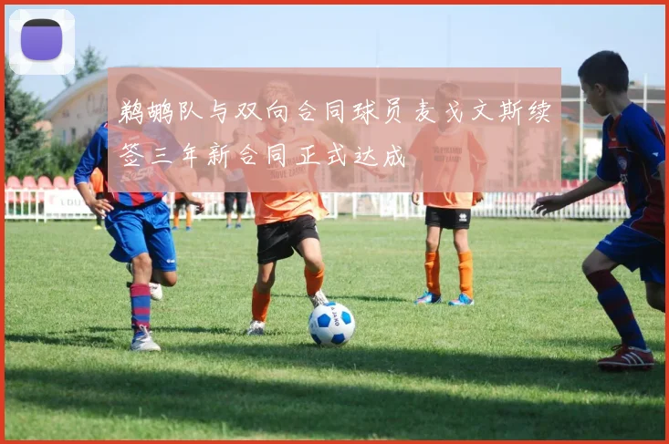 鹈鹕队与双向合同球员麦戈文斯续签三年新合同正式达成